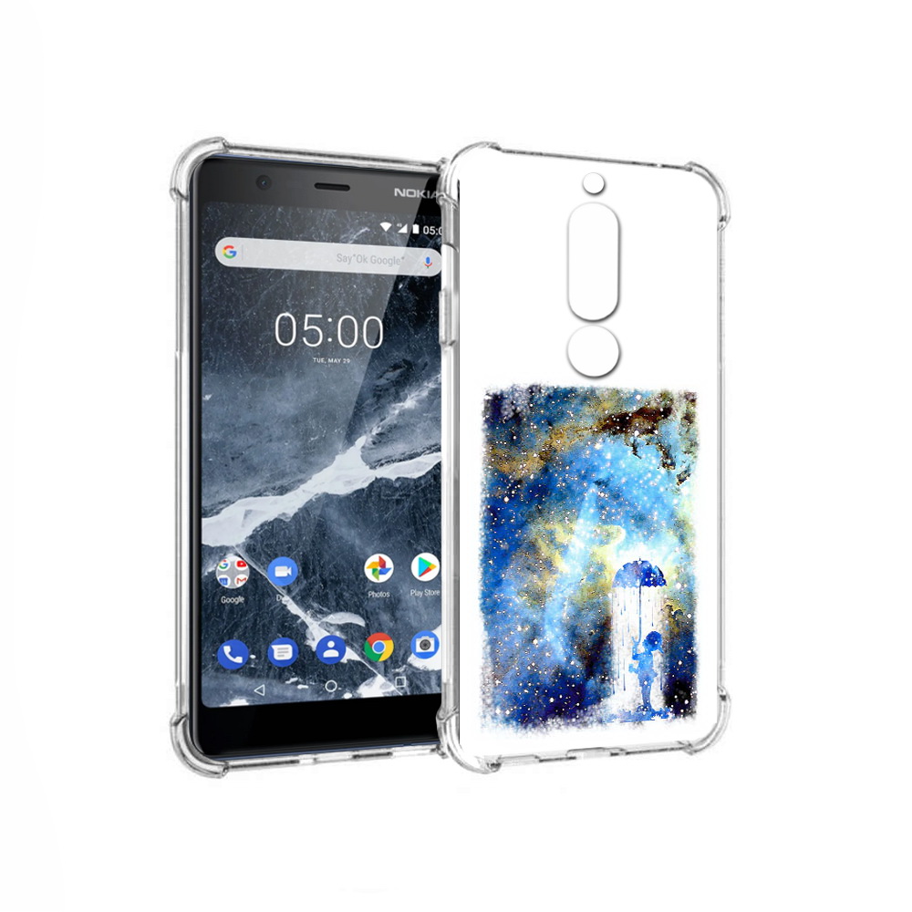 

Чехол MyPads Tocco для Nokia 5.1 мальчик в небе (PT114144.121.455), Прозрачный, Tocco
