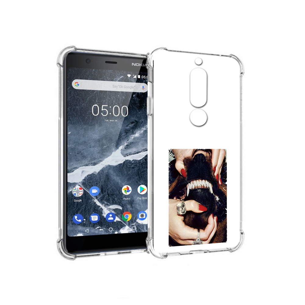 

Чехол MyPads Tocco для Nokia 5.1 маникюр (PT114144.121.457), Прозрачный, Tocco
