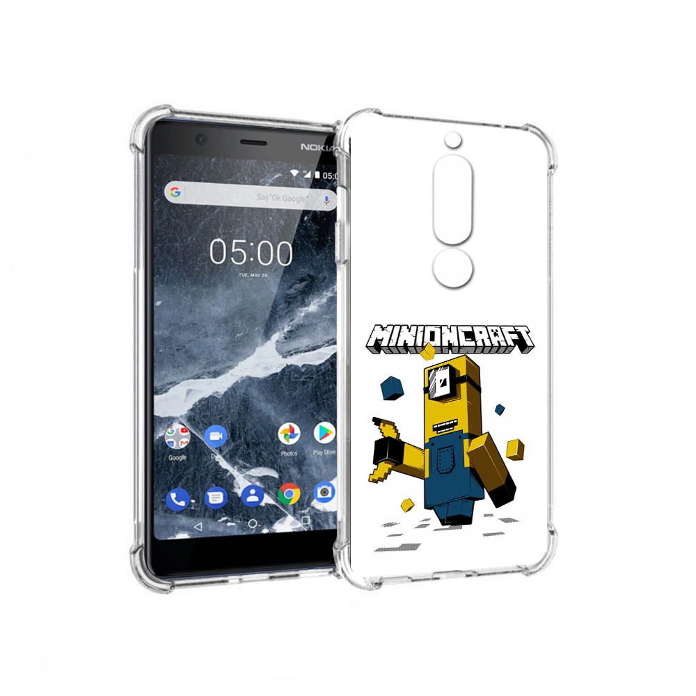 

Чехол MyPads Tocco для Nokia 5.1 миньон (PT114144.121.478), Прозрачный, Tocco