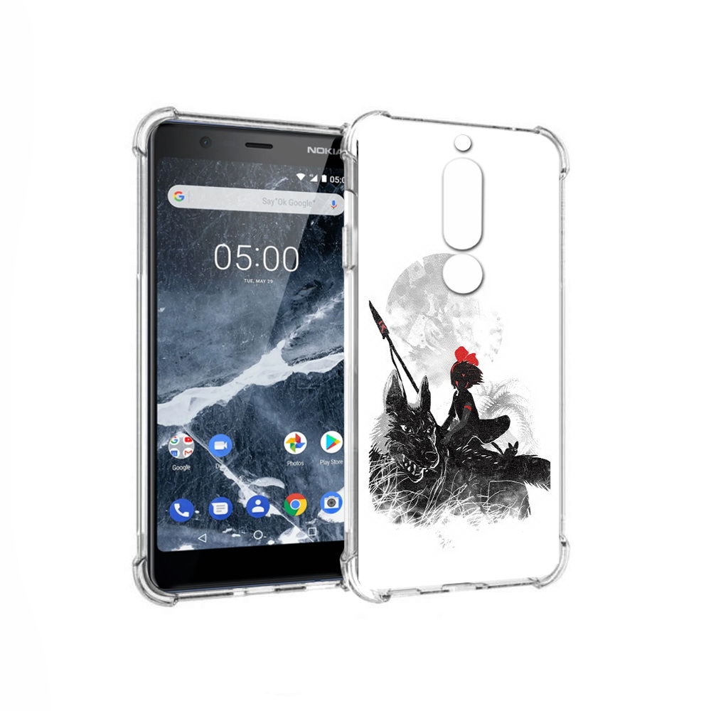 

Чехол MyPads Tocco для Nokia 5.1 мононоке (PT114144.121.481), Прозрачный, Tocco