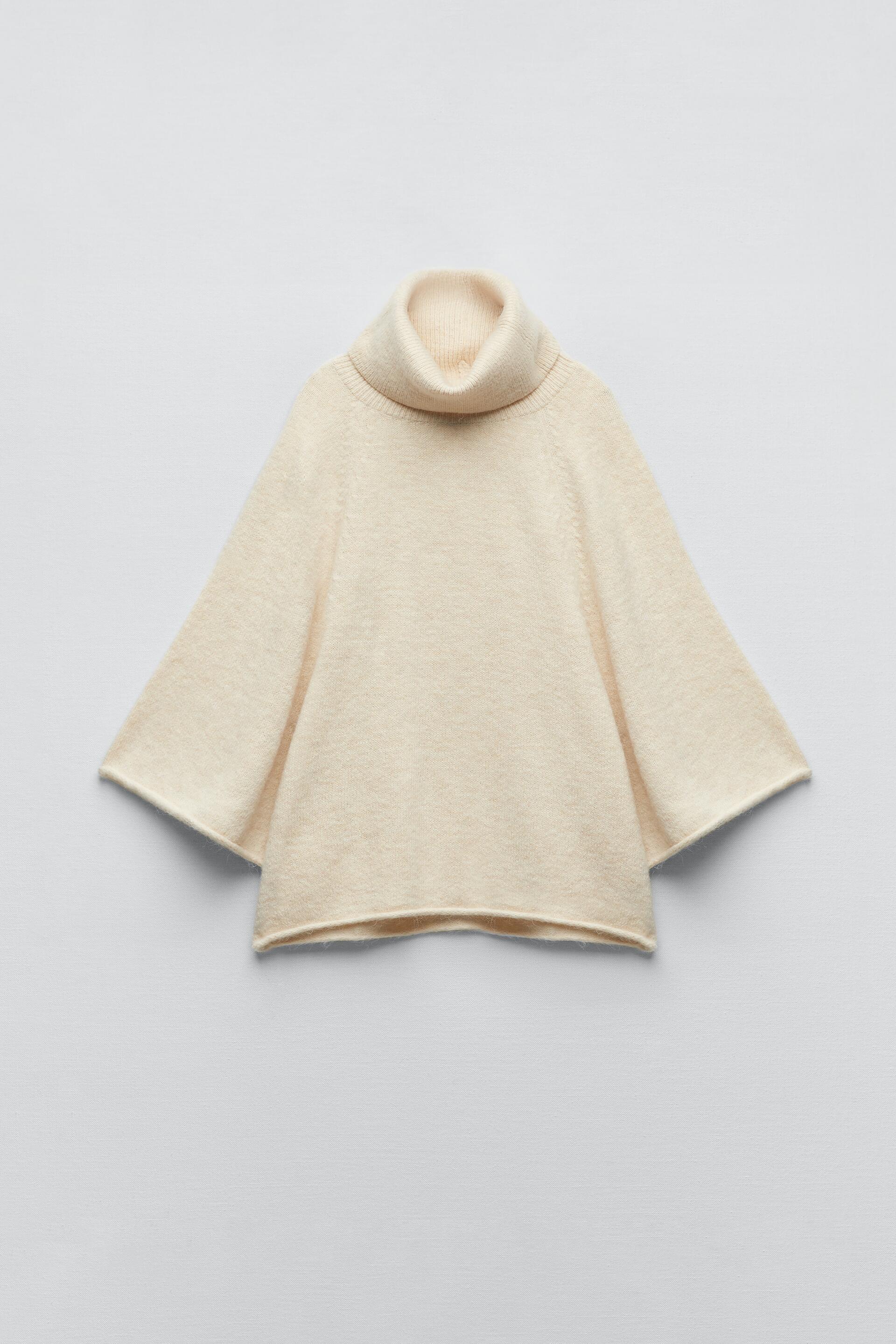 

Джемпер женский ZARA 06771137 бежевый L (доставка из-за рубежа), 06771137