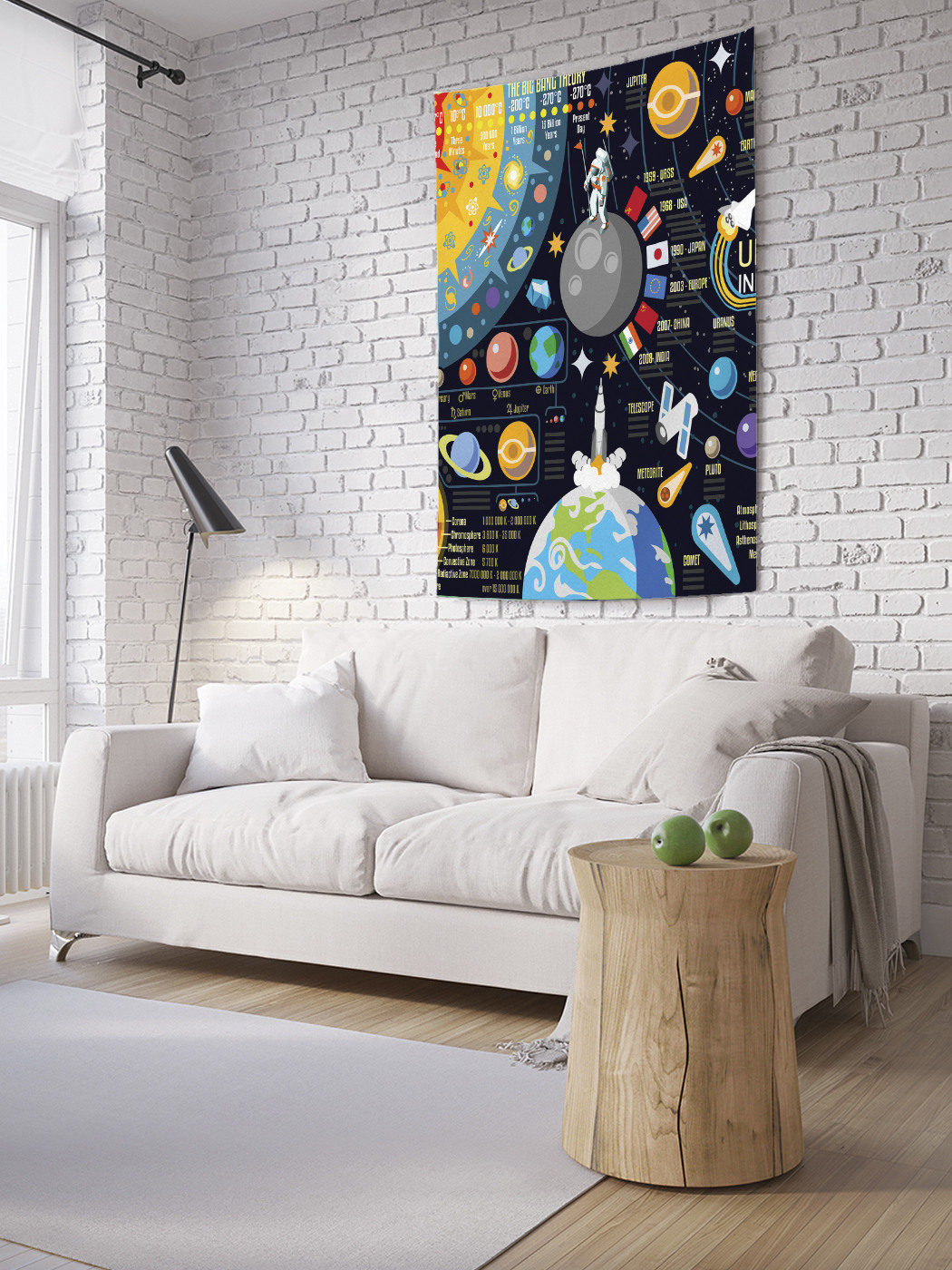

Вертикальное фотопанно на стену JoyArty Космос и астрономия 150x200 см, Космос и астрономия