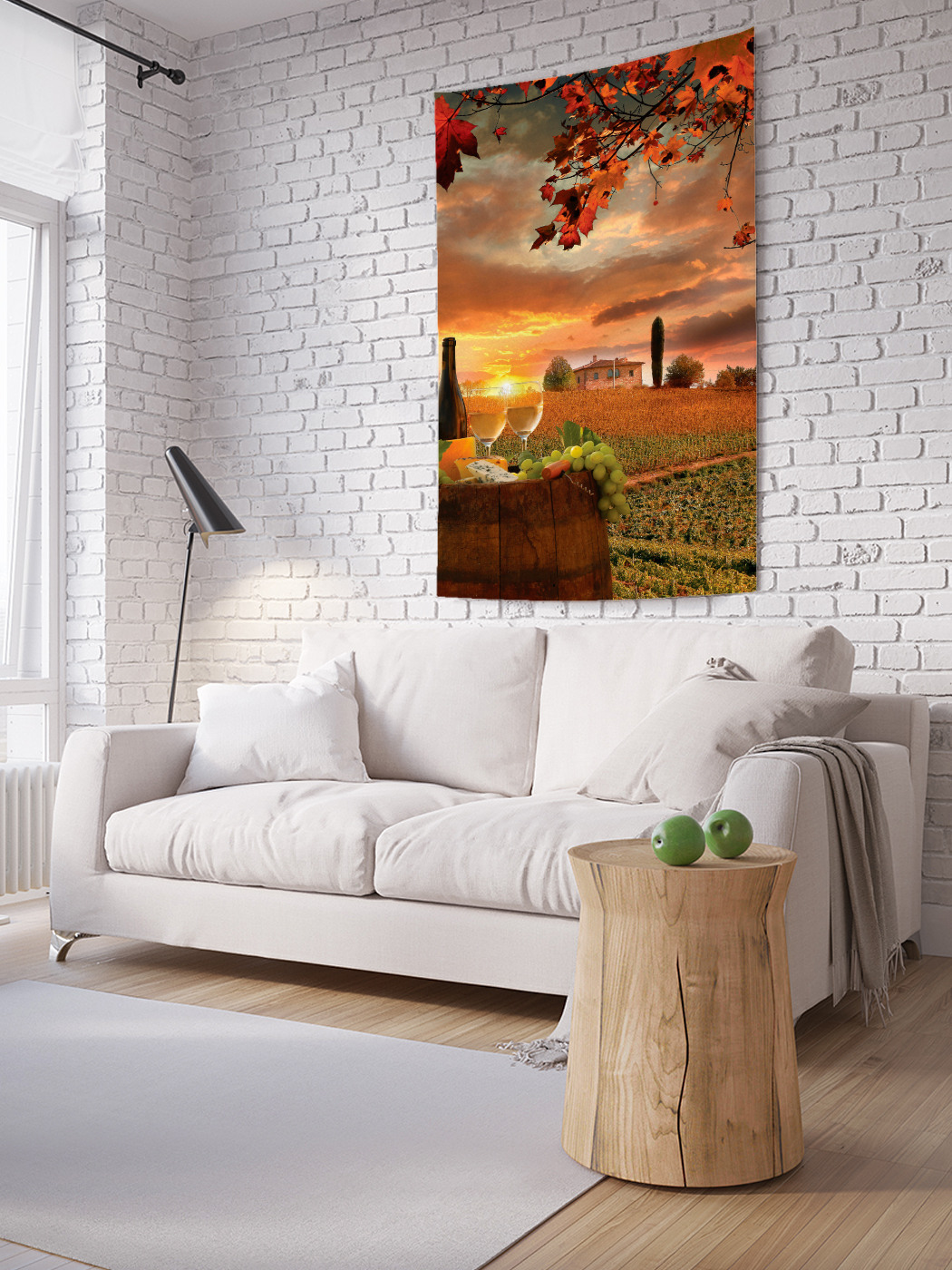 

Вертикальное фотопанно на стену JoyArty Винный рай 150x200 см, Винный рай