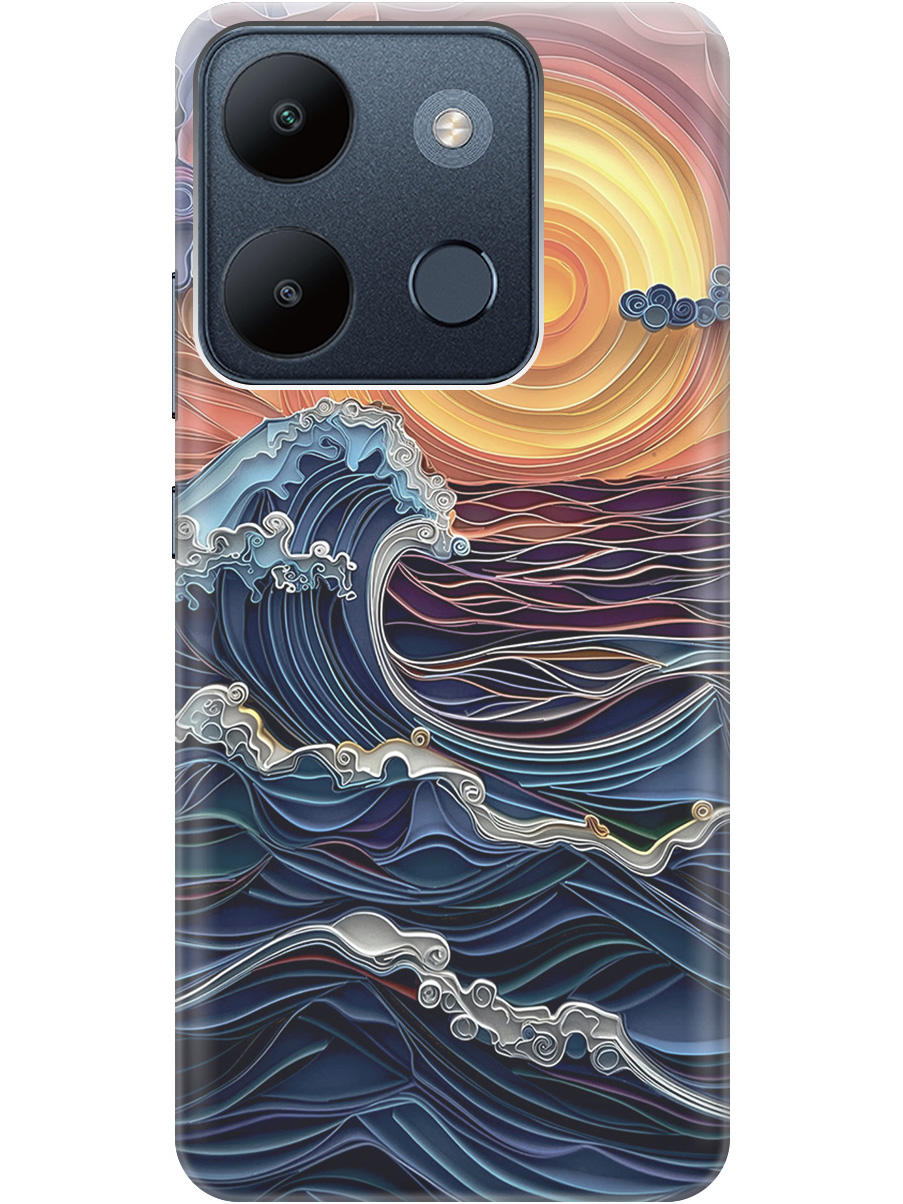 

Чехол на Infinix Smart 7/Tecno Spark Go 2023/Pop 7/Pop 7 Pro 781562, Прозрачный;оранжевый;синий, 768741510