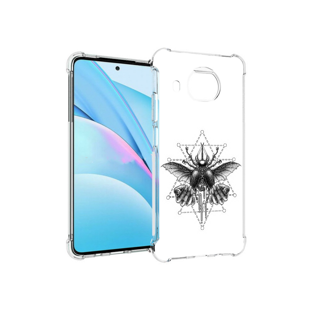 

Чехол MyPads Tocco для Xiaomi Mi 10T Lite скарабей (PT154732.269.601), Прозрачный, Tocco