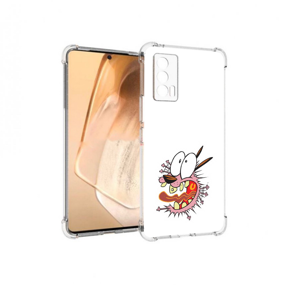 

Чехол MyPads Tocco для Vivo iQOO Neo 5 испуганный бобик (PT226960.398.381), Прозрачный, Tocco