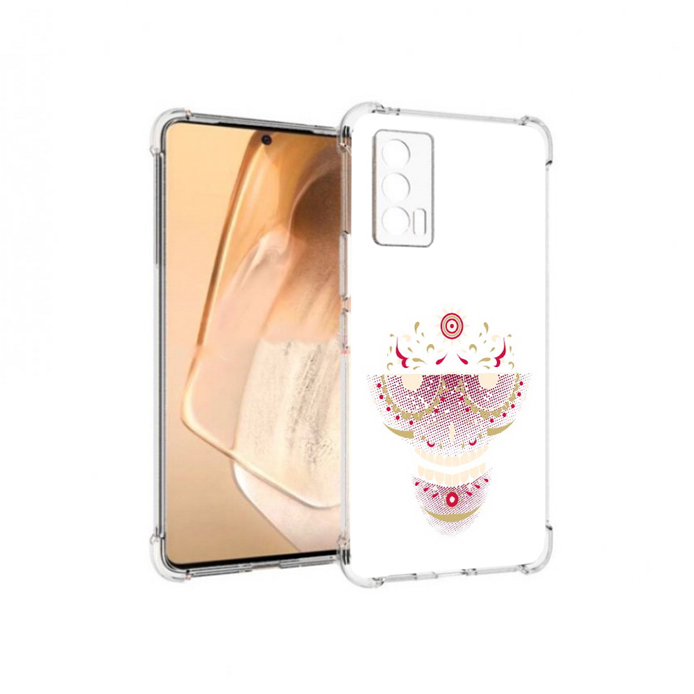 Чехол MyPads Tocco для Vivo iQOO Neo 5 карнавальный скелет абстракция (PT226960.398.386)
