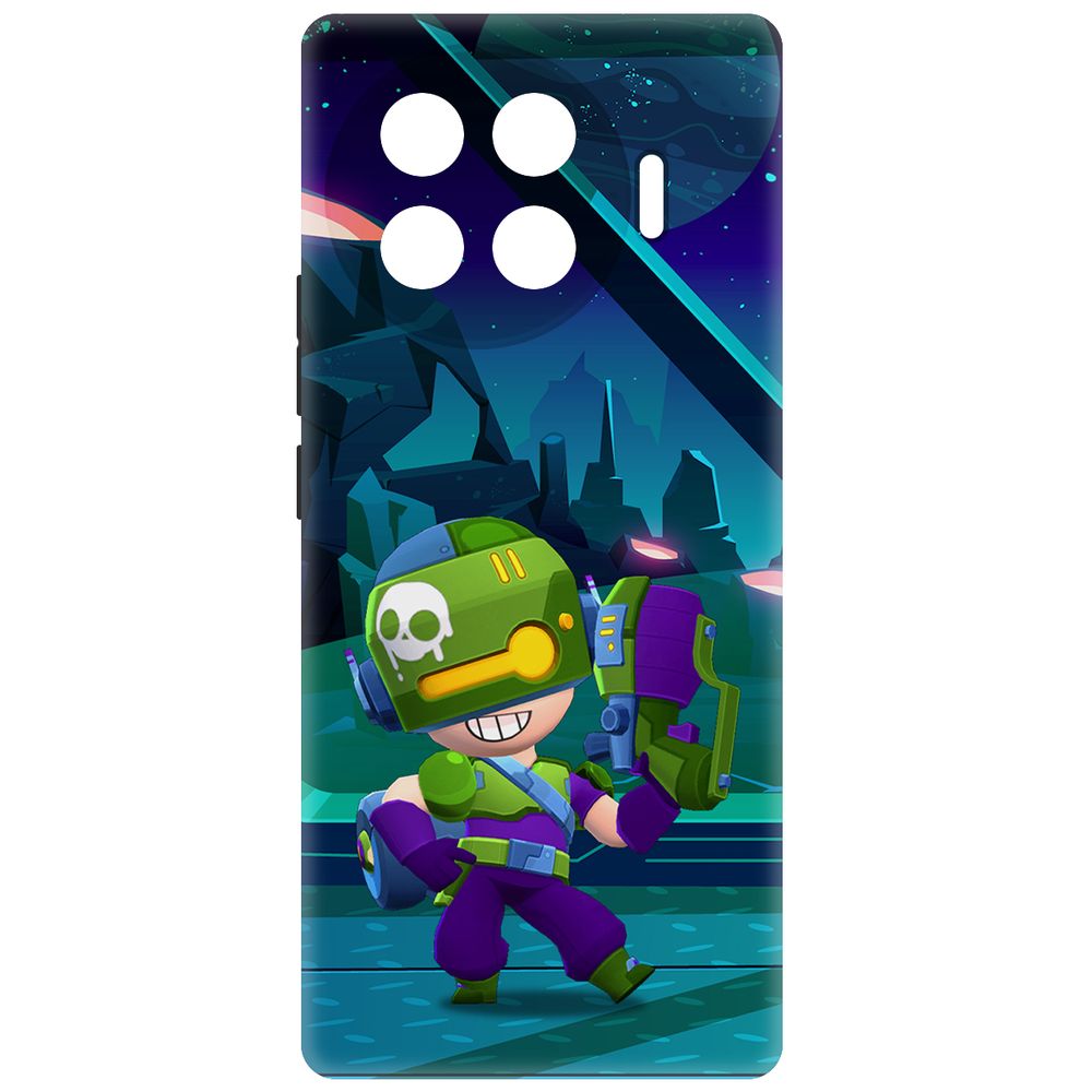 

Чехол-накладка Soft Case Brawl Stars - Контрабандистка Пенни для TECNO Spark 20 Pro+, Черный