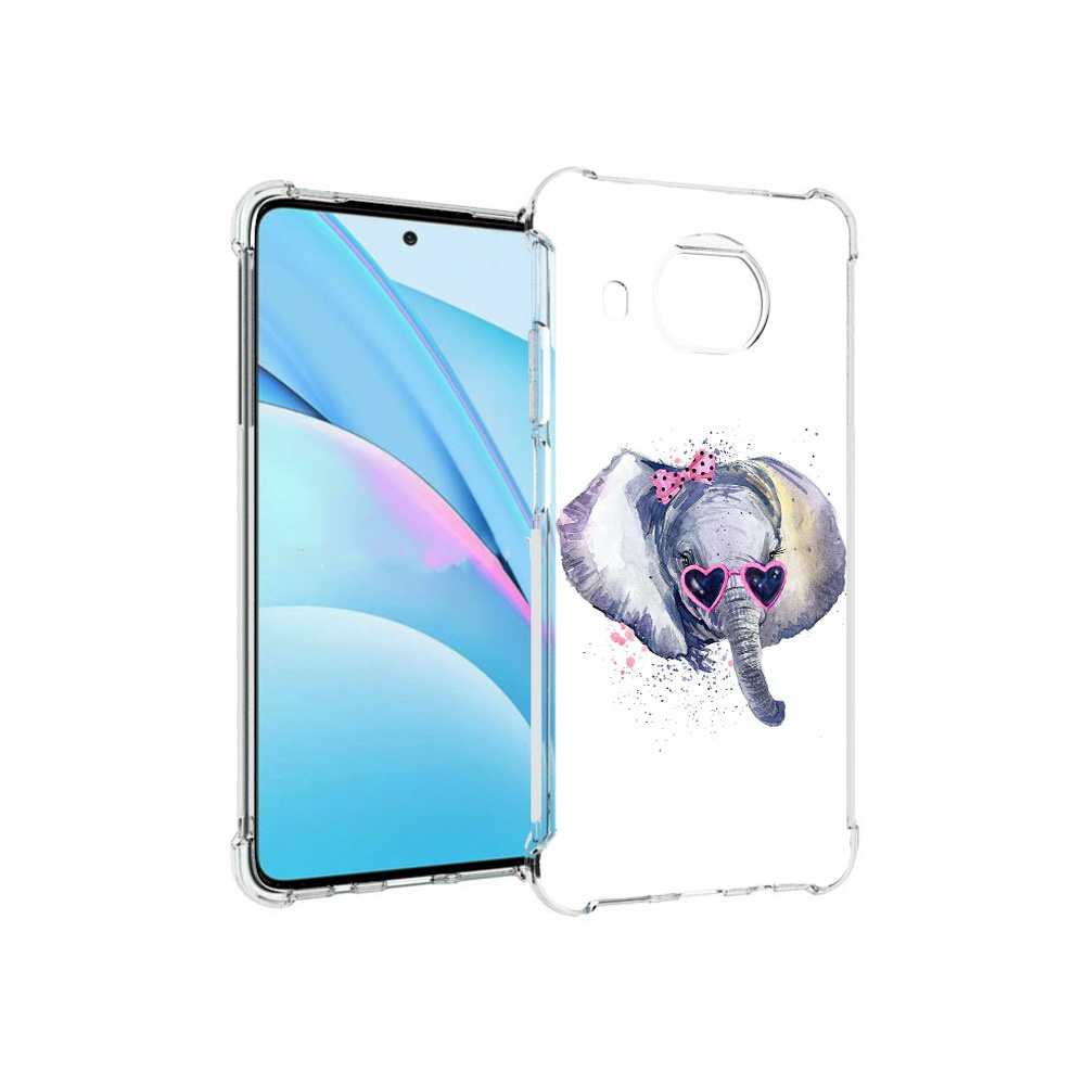 

Чехол MyPads Tocco для Xiaomi Mi 10T Lite слоник в очках (PT154732.269.608), Прозрачный, Tocco