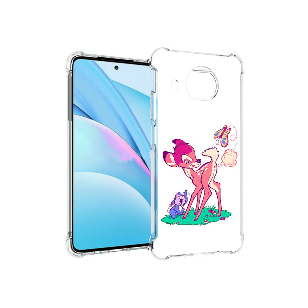 

Чехол MyPads Tocco для Xiaomi Mi 10T Lite смешной олененок (PT154732.269.610), Прозрачный, Tocco