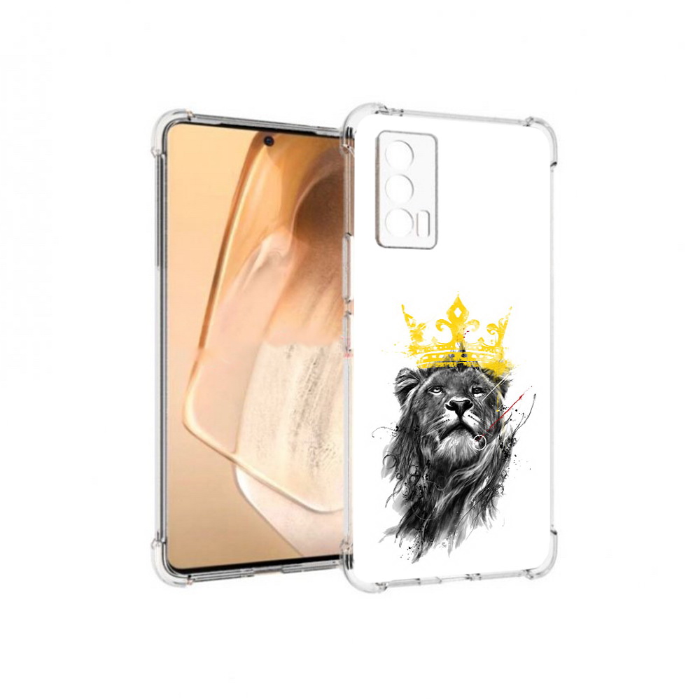 

Чехол MyPads Tocco для Vivo iQOO Neo 5 король-лев (PT226960.398.391), Прозрачный, Tocco