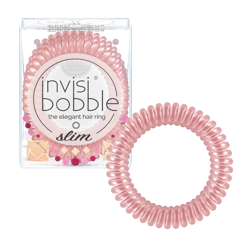 фото Резинка-браслет для волос invisibobble slim british royal royal fudge