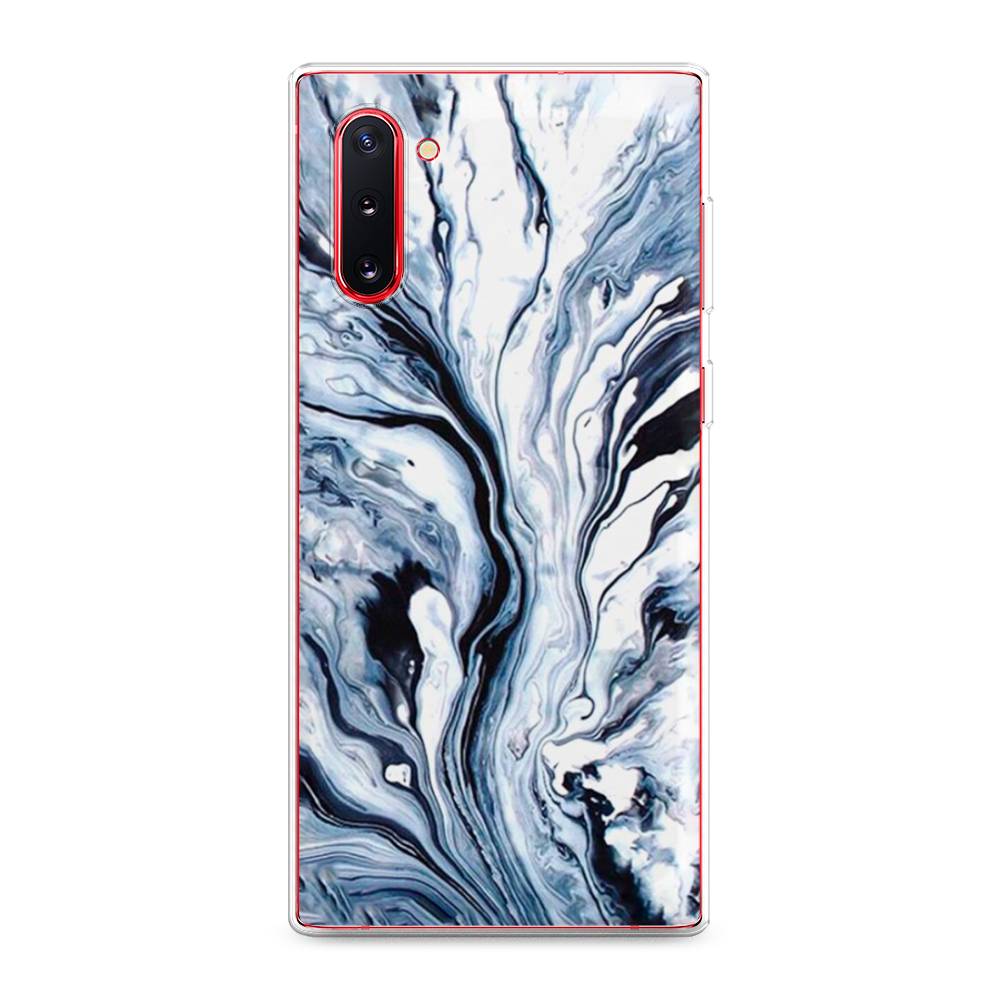 

Чехол Awog на Samsung Galaxy Note 10 "Голубой минерал мрамор", Разноцветный, 28650-3