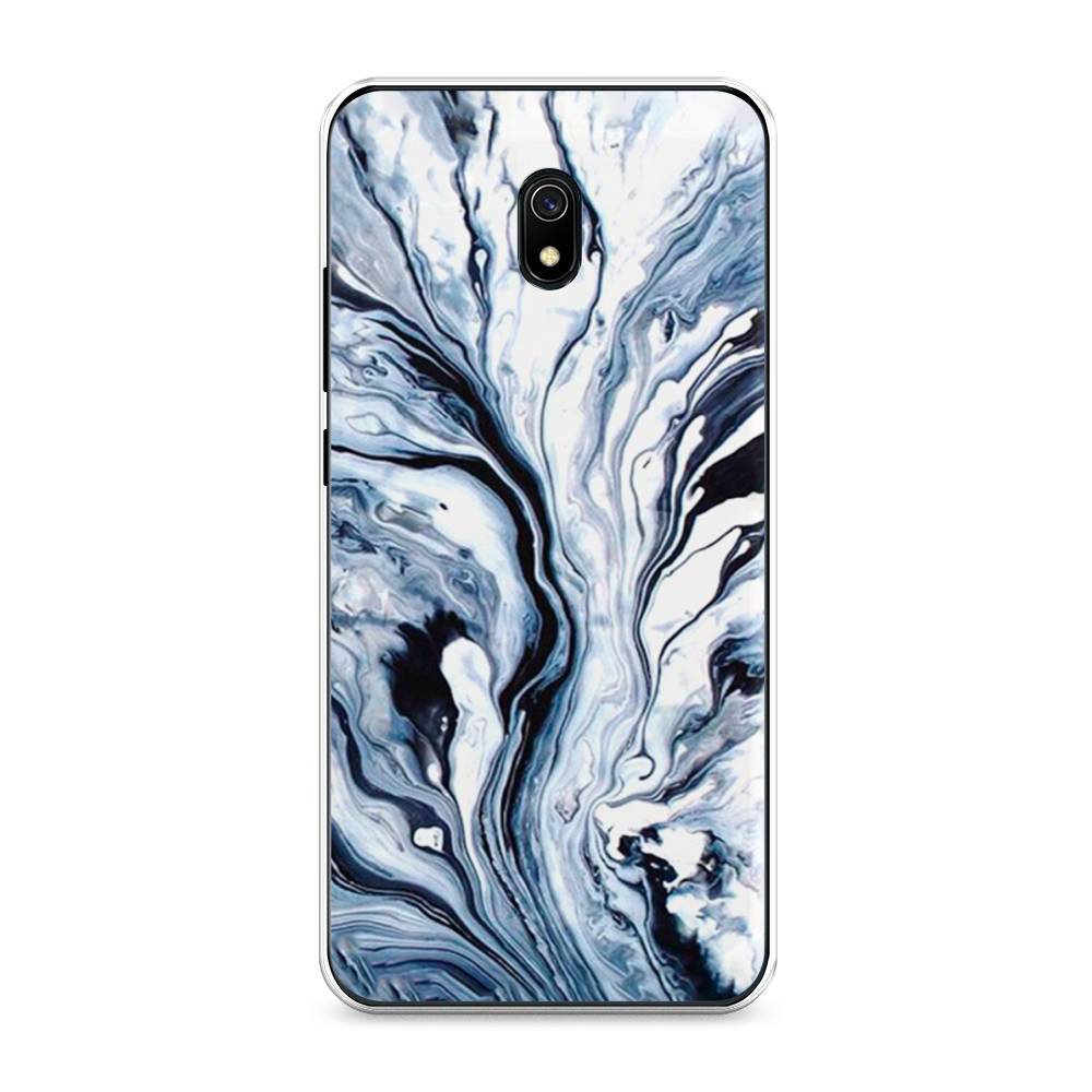 

Чехол Awog на Xiaomi Redmi 8A "Голубой минерал мрамор", Разноцветный, 37250-3