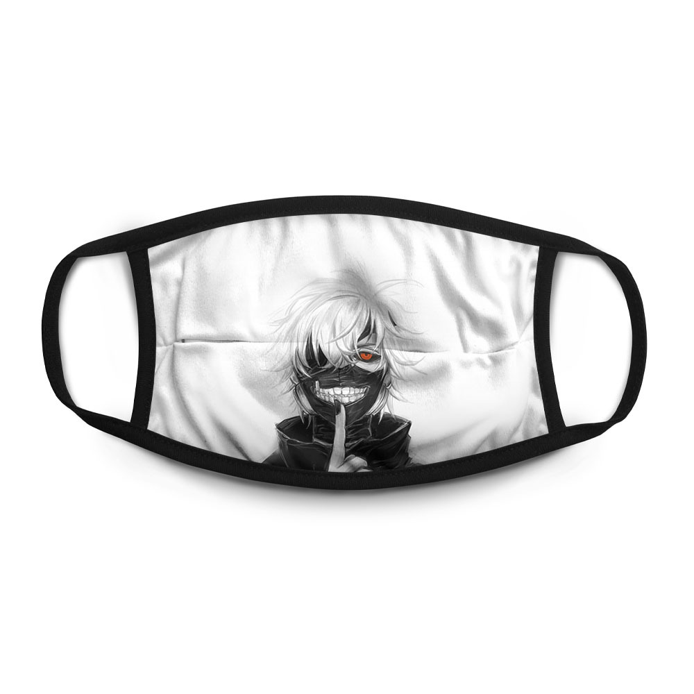 

Многоразовая маска унисекс Burnettie Токийский Гуль Kaneki Ken В Анфас, Разноцветный, Токийский Гуль Kaneki Ken В Анфас