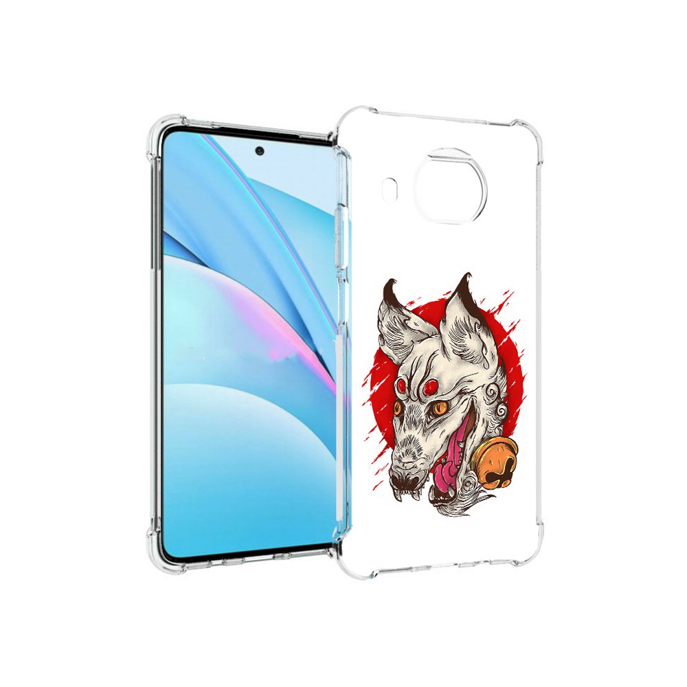 

Чехол MyPads Tocco для Xiaomi Mi 10T Lite страшная собака (PT154732.269.627), Прозрачный, Tocco