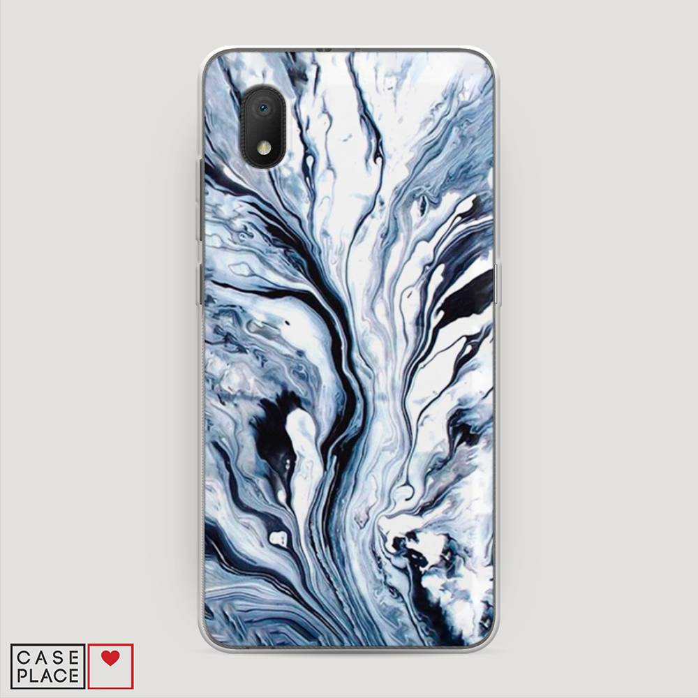 

Чехол Awog на Alcatel 1A (2020) 5002F / Алкатель 1A (2020) 5002F "Голубой минерал мрамор", 171050-3