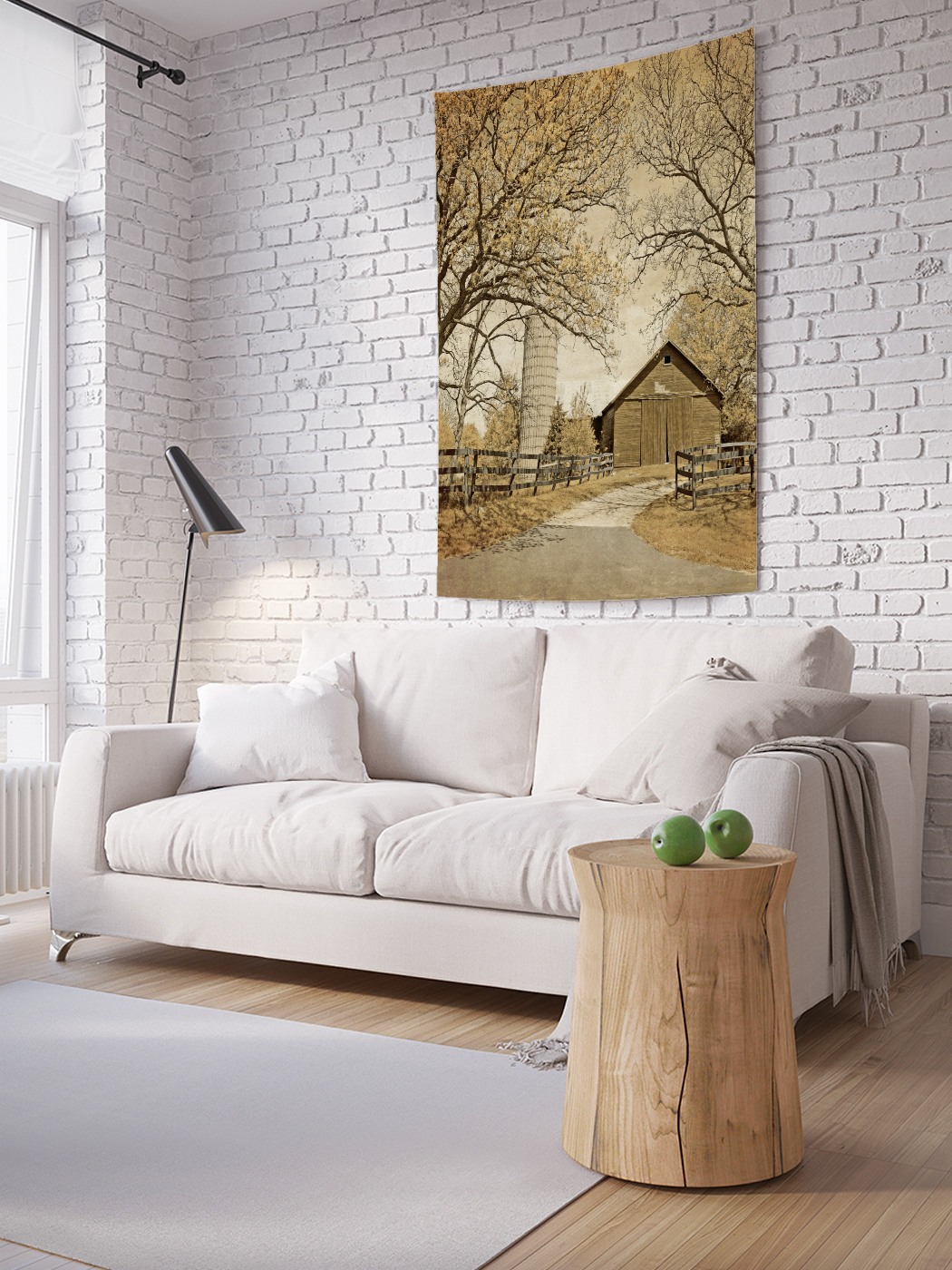 

Вертикальное фотопанно на стену JoyArty Фермерские земли 150x200 см, Фермерские земли