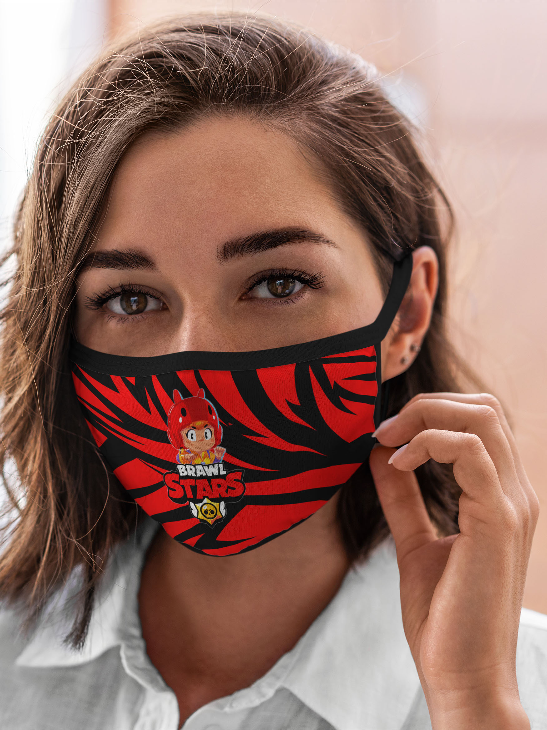 

Многоразовая маска унисекс Burnettie Brawl Stars Bea, Разноцветный, Brawl Stars Bea