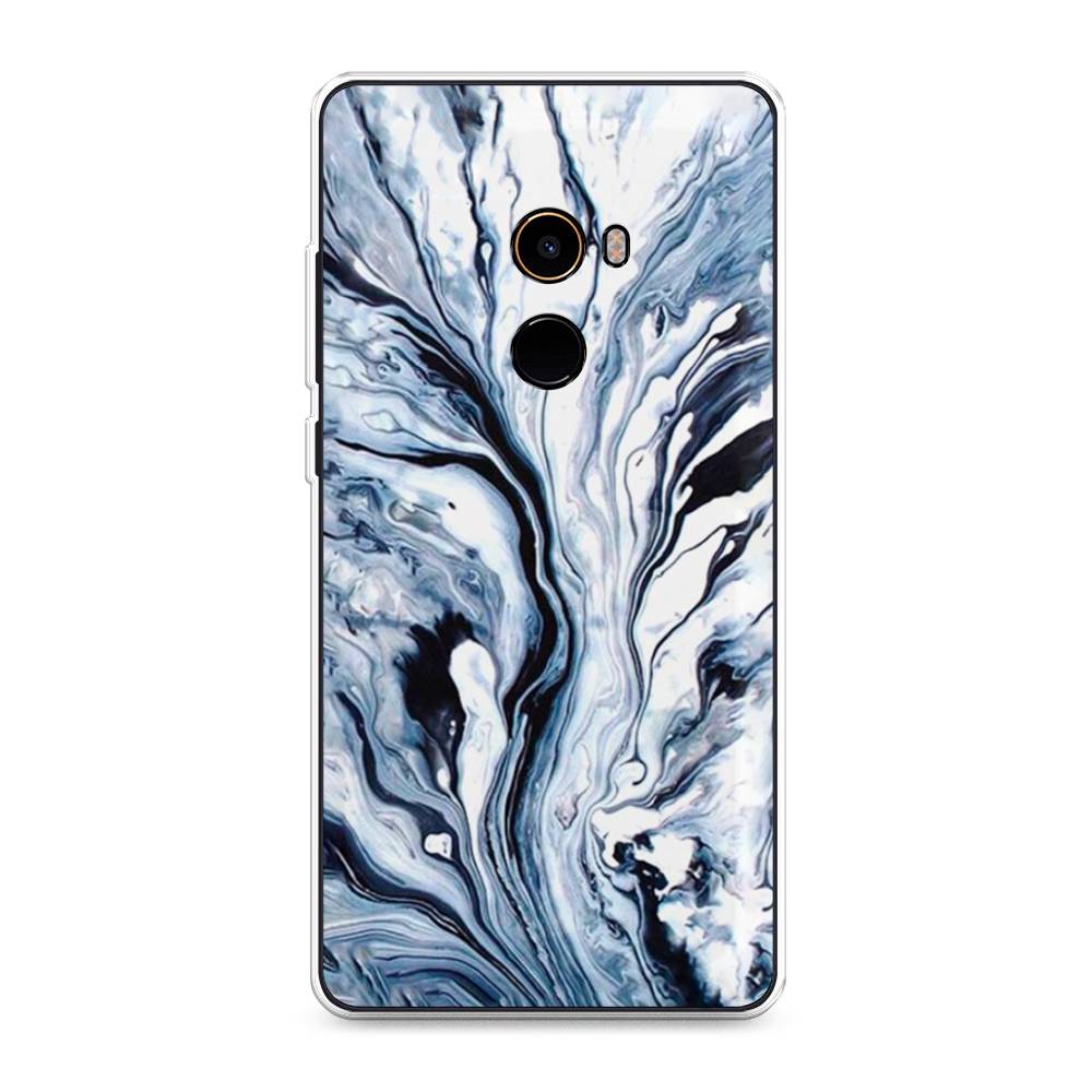 

Чехол Awog на Xiaomi Mi Mix 2 "Голубой минерал мрамор", Разноцветный, 32550-3