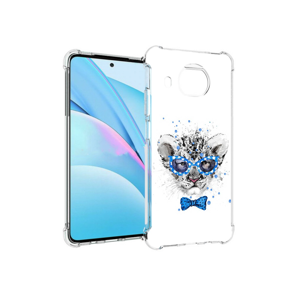 

Чехол MyPads Tocco для Xiaomi Mi 10T Lite тигренок с бабочкой (PT154732.269.642), Прозрачный, Tocco