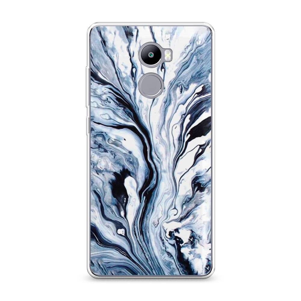 

Чехол Awog на Xiaomi Redmi 4 "Голубой минерал мрамор", Разноцветный, 31150-3