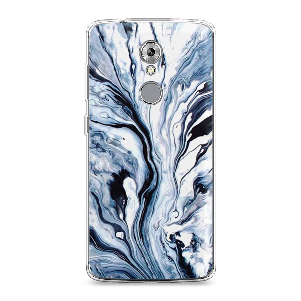 

Чехол Awog на ZTE Axon 7 / ЗТЕ Axon 7 "Голубой минерал мрамор", Разноцветный, 131450-3