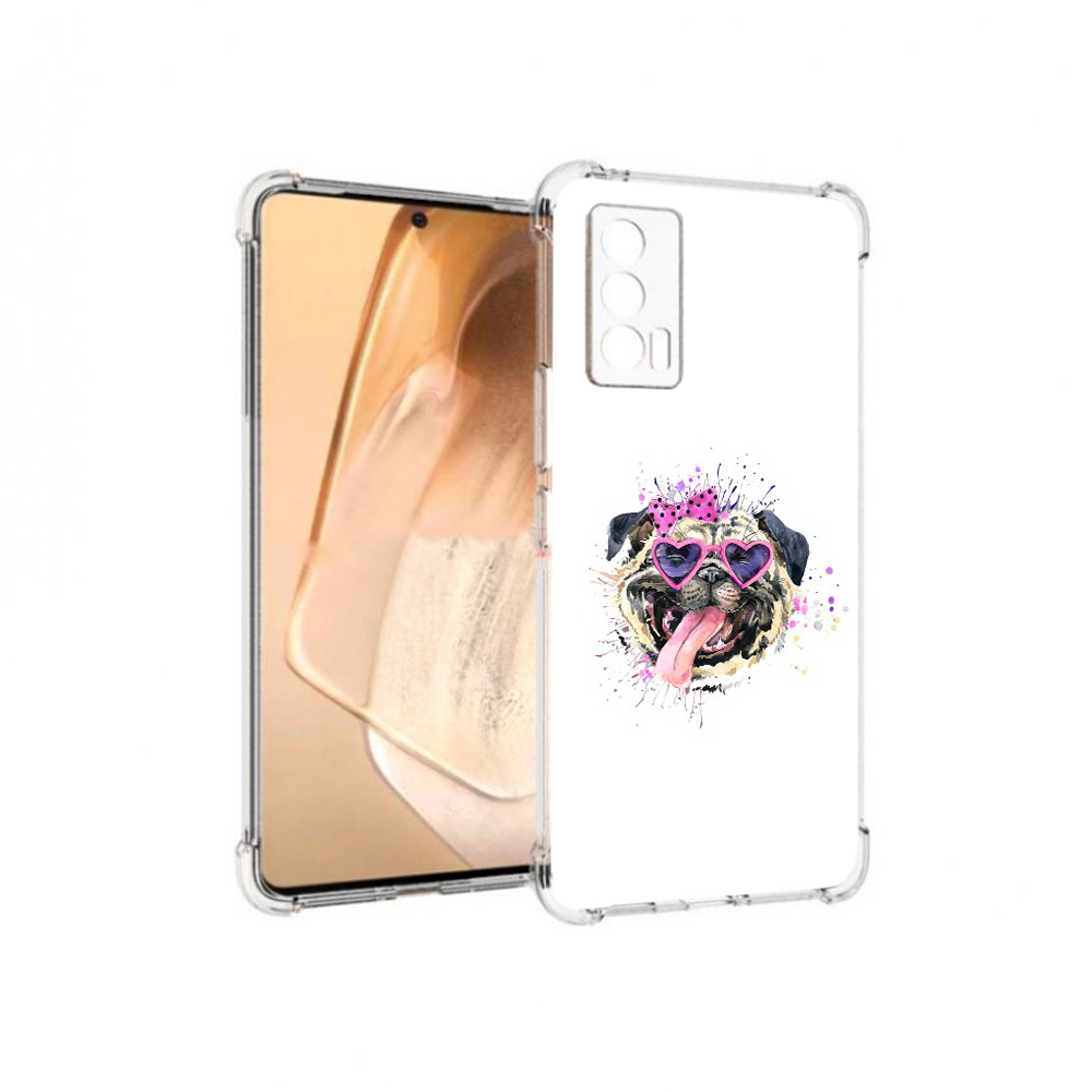 

Чехол MyPads Tocco для Vivo iQOO Neo 5 Веселая собака (PT226960.398.43), Прозрачный, Tocco