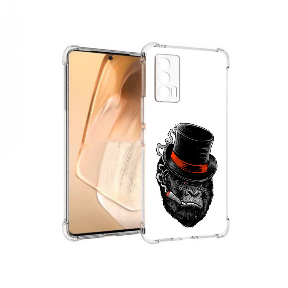 

Чехол MyPads Tocco для Vivo iQOO Neo 5 дизайнерская горилла (PT226960.398.431), Прозрачный, Tocco