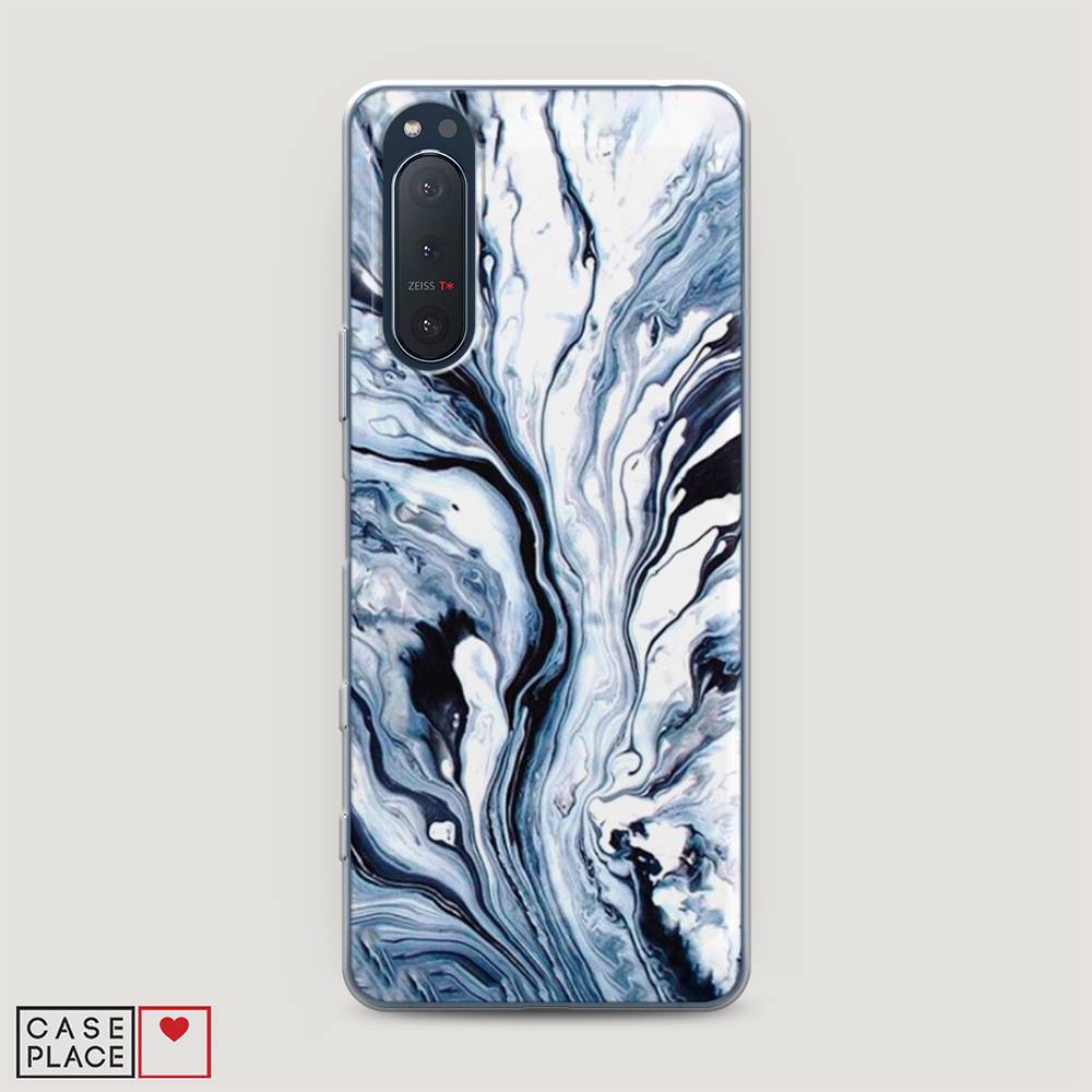 

Чехол Awog на Sony Xperia 5 II "Голубой минерал мрамор", Разноцветный, 54750-3
