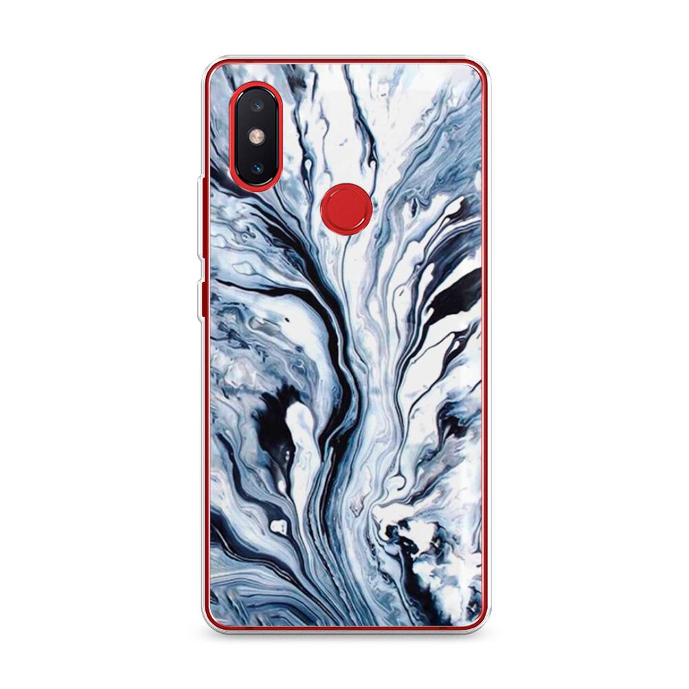 

Чехол Awog на Xiaomi Mi 8 SE "Голубой минерал мрамор", Разноцветный, 33750-3