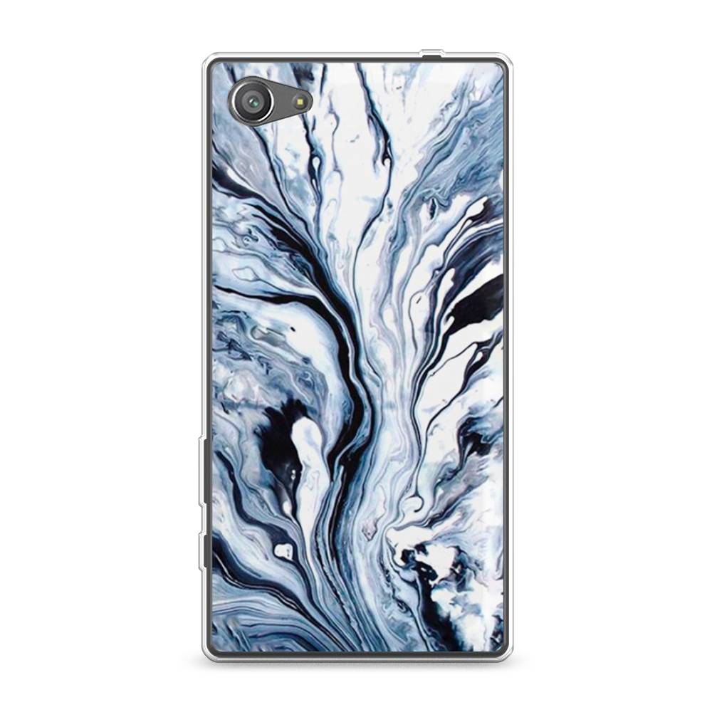 

Чехол Awog на Sony Xperia Z5 compact "Голубой минерал мрамор", Разноцветный, 52250-3