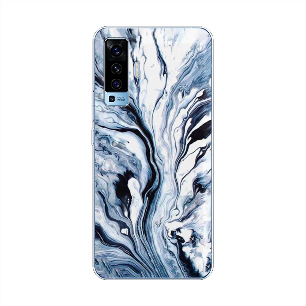 

Чехол Awog на Vivo X50 "Голубой минерал мрамор", Разноцветный, 262250-3
