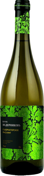 

Вино Winery Vedernikov Gubernatorskoye Riesling белое, сухое, 750 мл