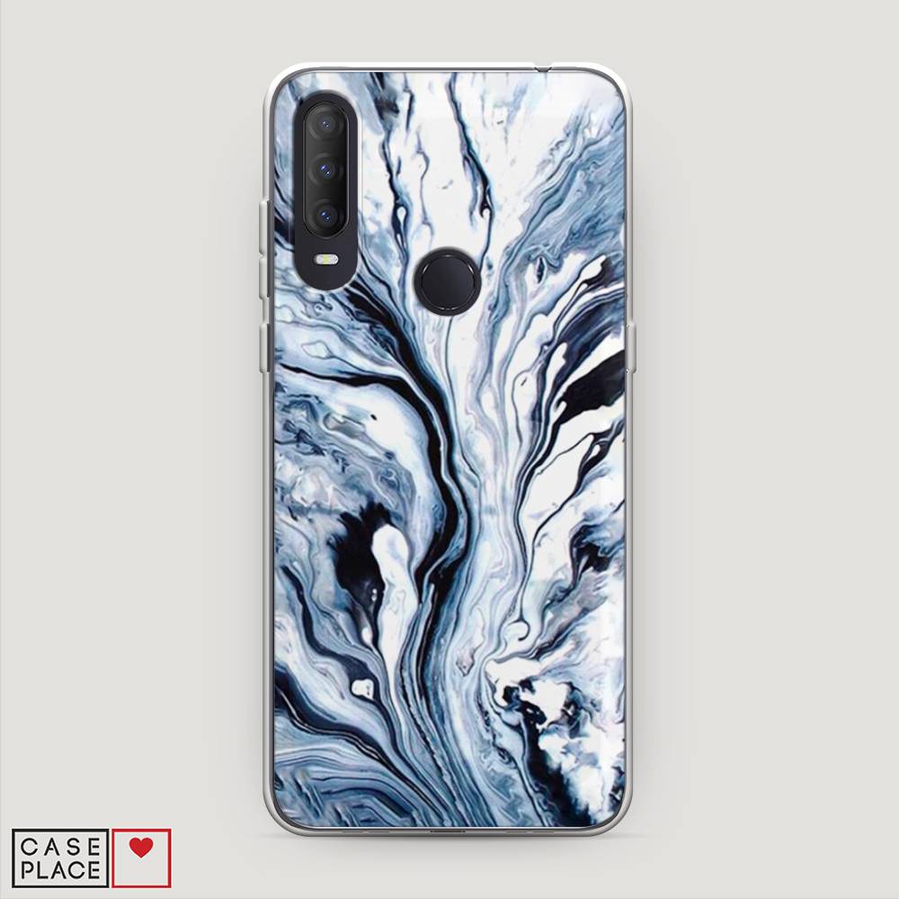 

Чехол Awog на Alcatel 1S (2020) / Алкатель 1S (2020) "Голубой минерал мрамор", Разноцветный, 170850-3