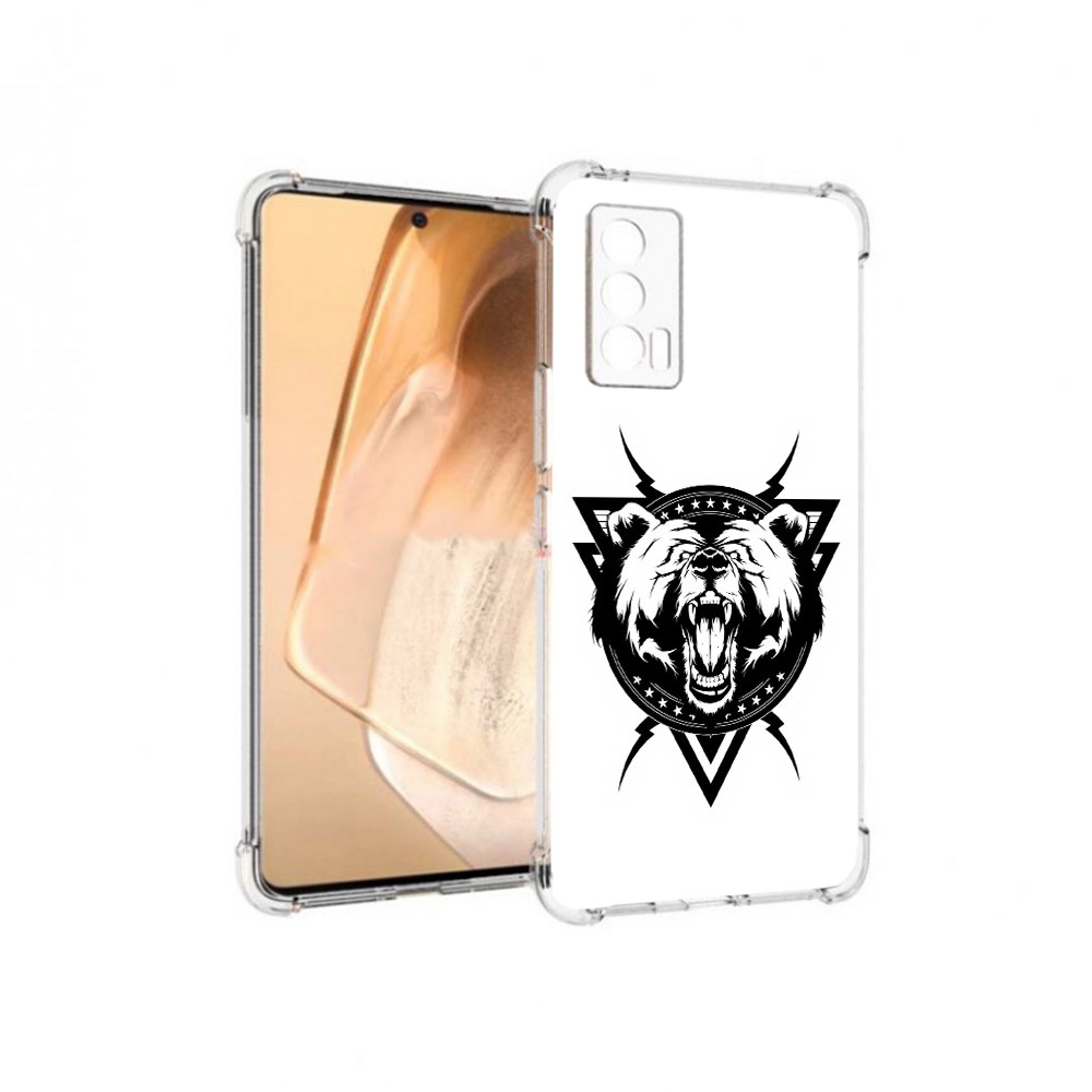 

Чехол MyPads Tocco для Vivo iQOO Neo 5 медведь в треугольнике (PT226960.398.464), Прозрачный, Tocco