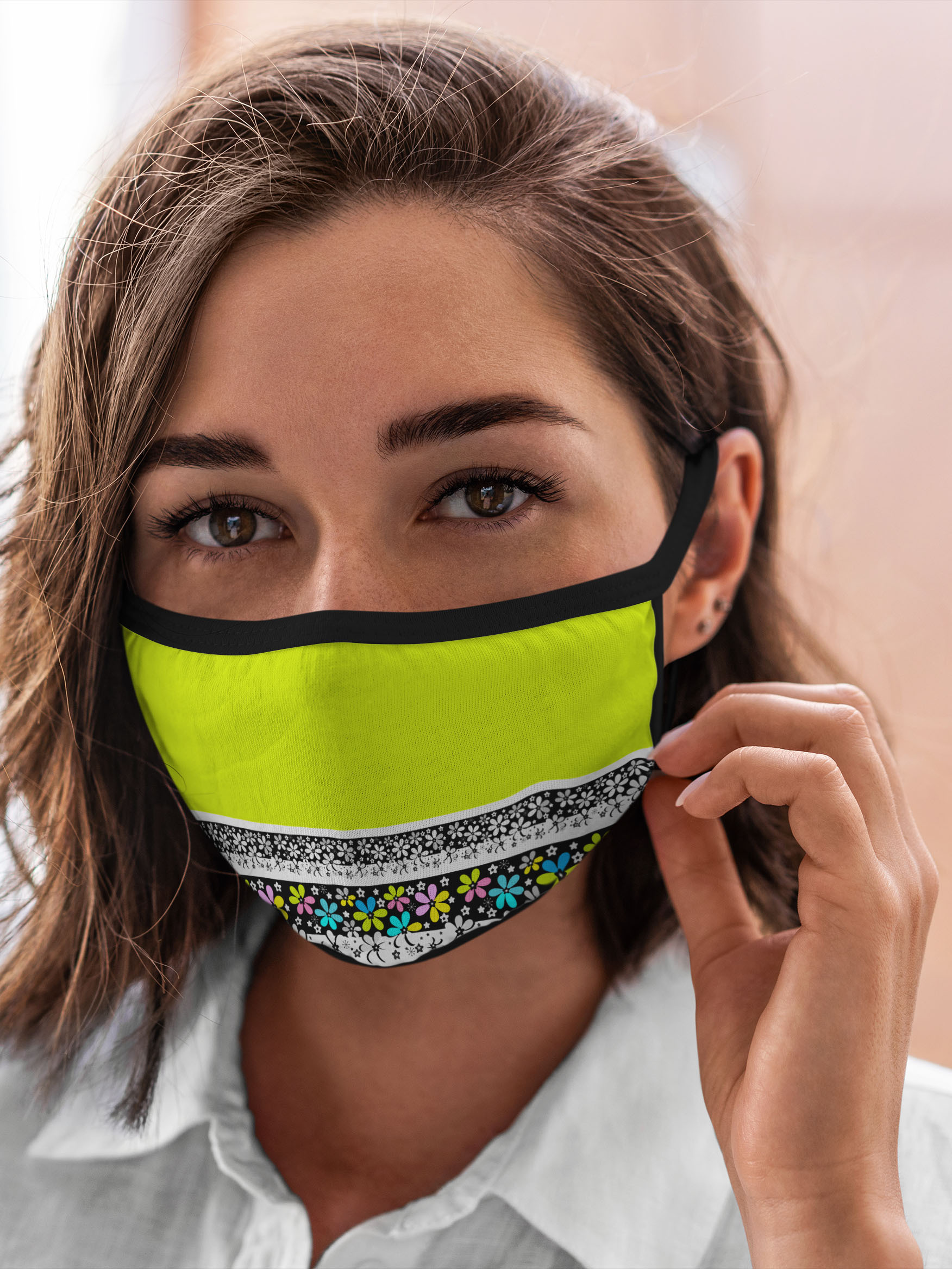 

Многоразовая маска унисекс Burnettie Узоры Яркий Цветочный Узор, Разноцветный, Узоры Яркий Цветочный Узор