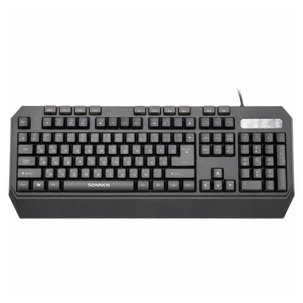 Проводная клавиатура Sonnen KB-7700 Black (513512)