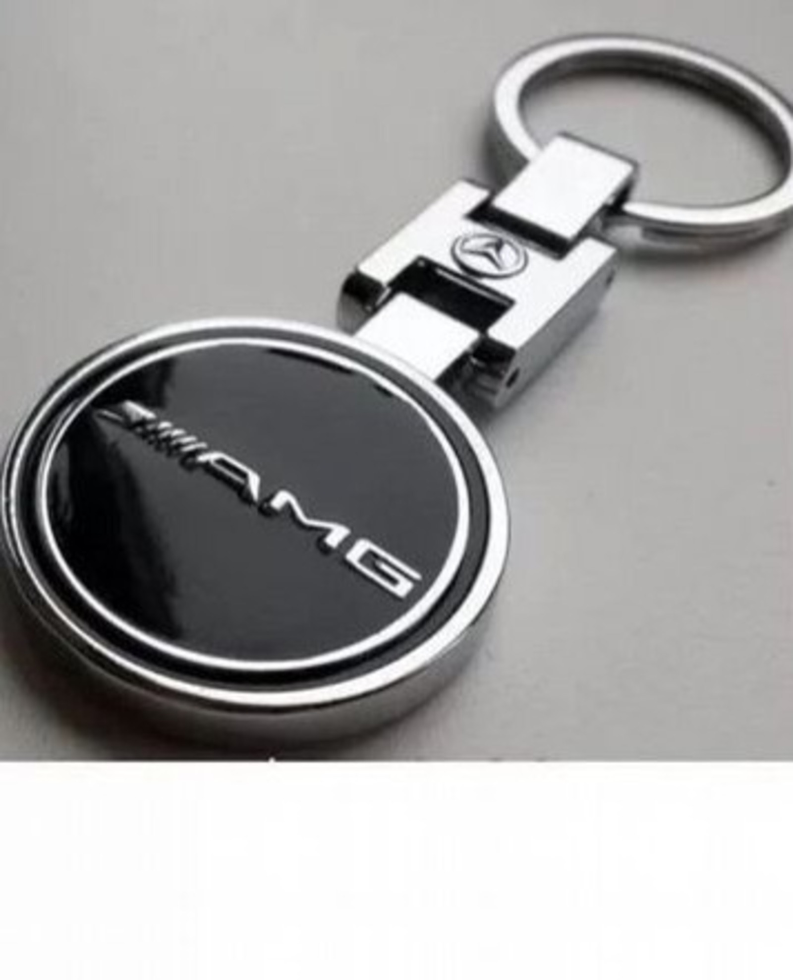 

Брелок на ключи с логотипом автомобиля MERCEDES-BENZ AMG, Черный, Брелок_AMG