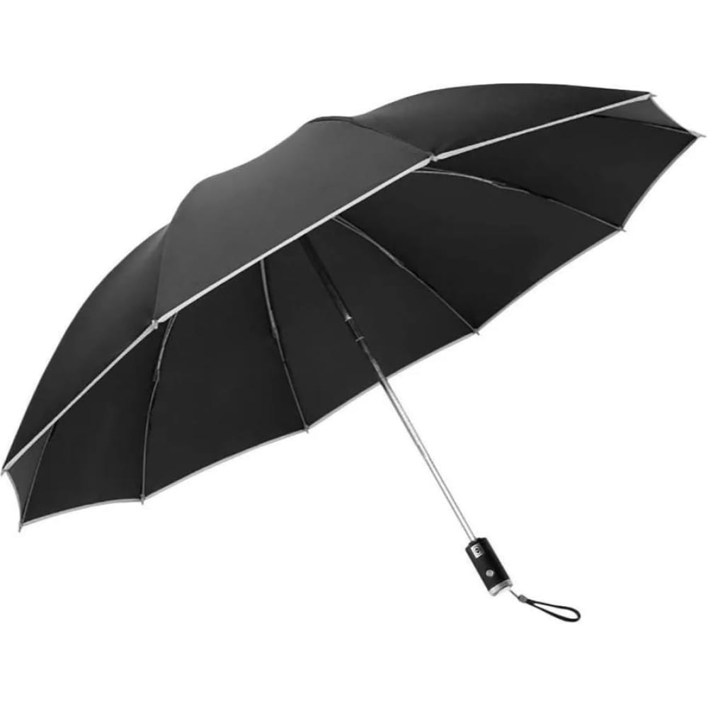 Зонт унисекс Zuodu Automatic Umbrella LED черный