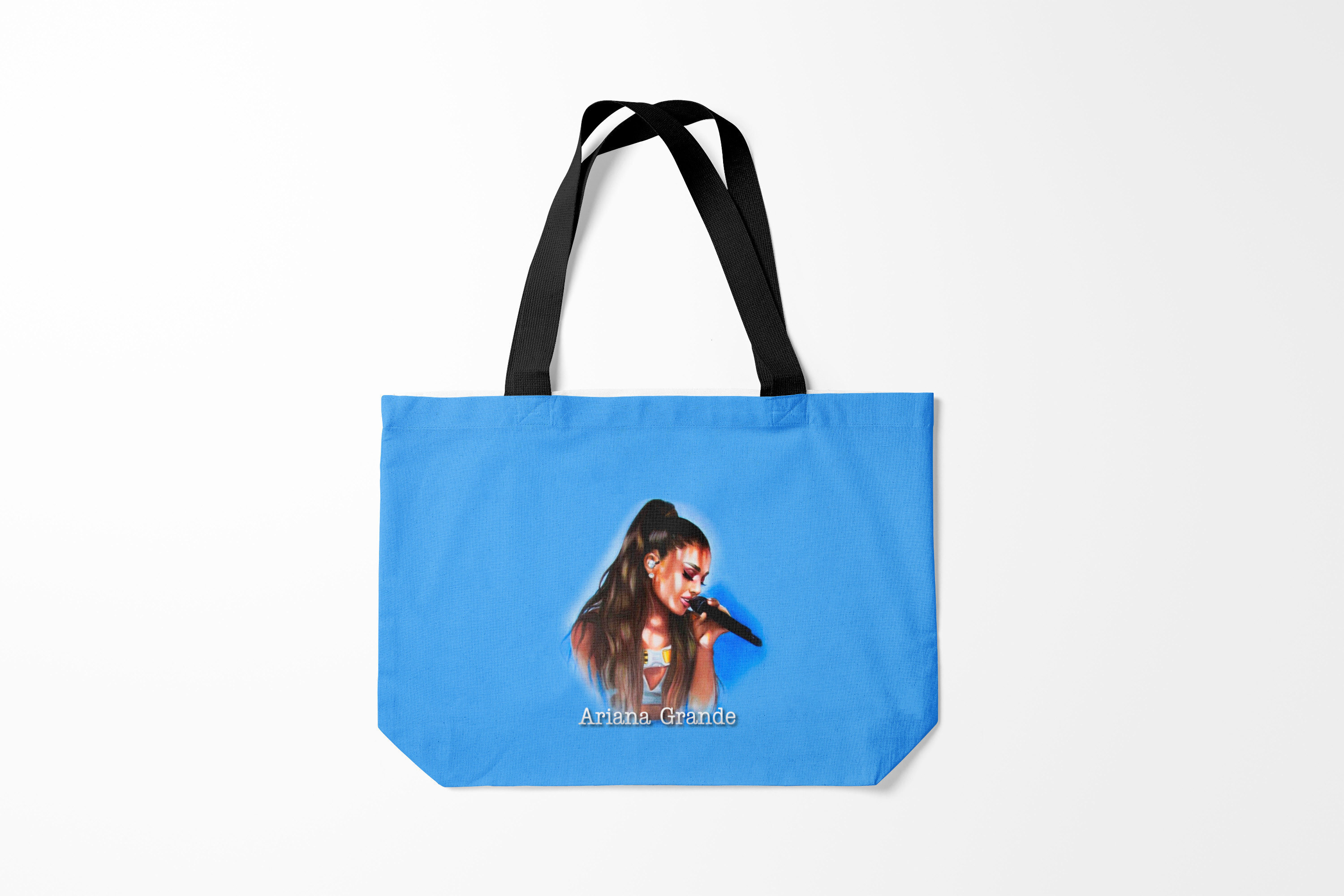 

Сумка шoппер унисекс Burnettie Ариана Гранде Ariana Grande, голубой, Ариана Гранде Ariana Grande