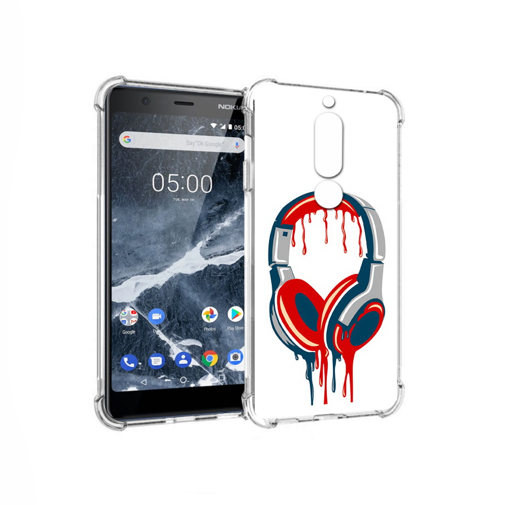 

Чехол MyPads Tocco для Nokia 5.1 не делай громко (PT114144.121.517), Прозрачный, Tocco