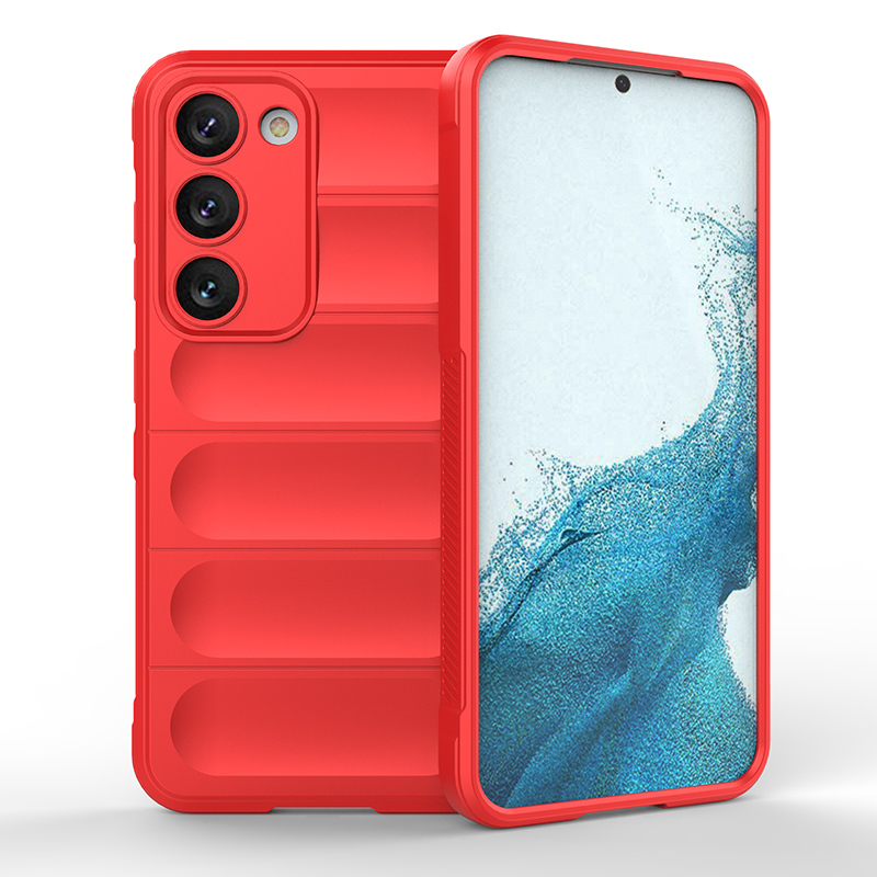 

Противоударный чехол Flexible Case для Samsung Galaxy S23, красный, Flexible Case