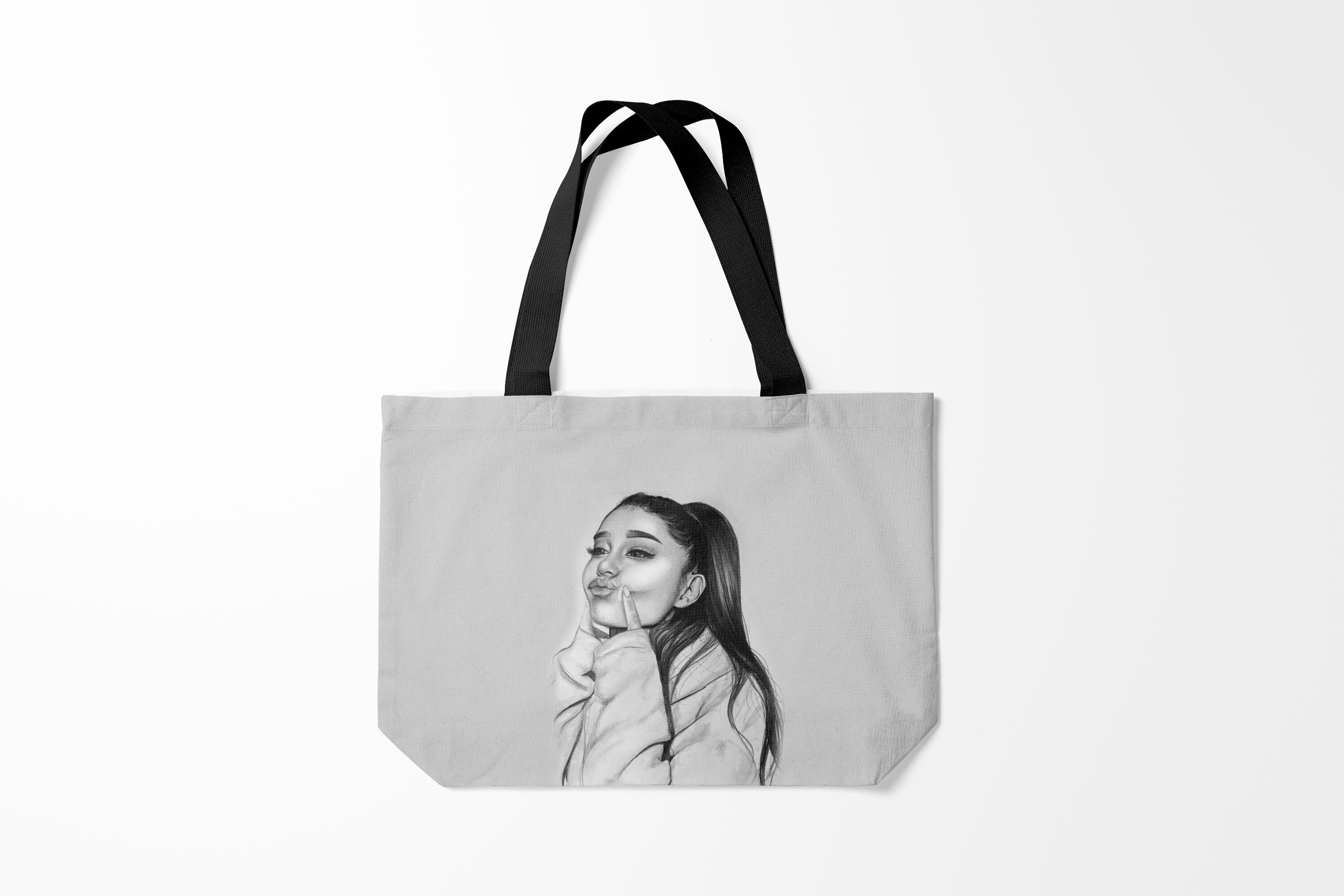 

Сумка шoппер унисекс Burnettie Ариана Гранде Ariana Grande, серый, Ариана Гранде Ariana Grande