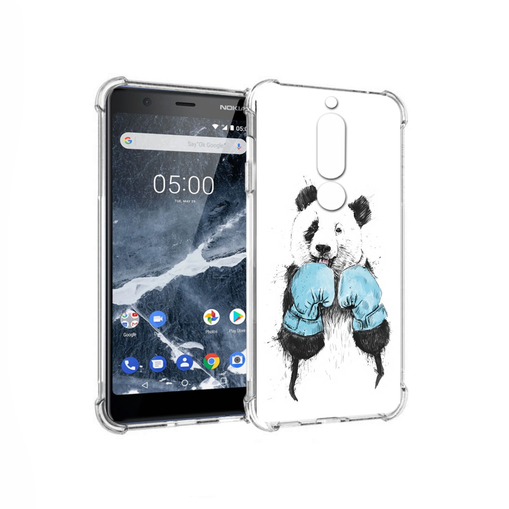 

Чехол MyPads Tocco для Nokia 5.1 панда боксер (PT114144.121.531), Прозрачный, Tocco