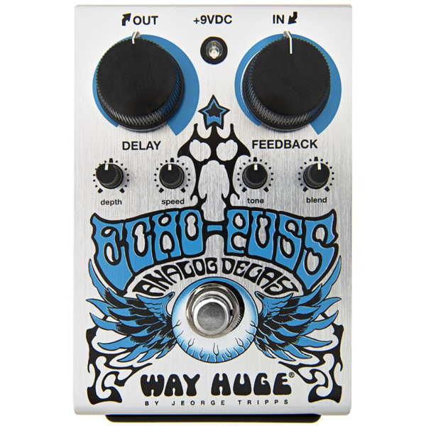 

педаль гитарная аналоговая задержка Dunlop Whe702s Echo-puss Analog Delay, Dunlop Whe702s Echo-puss Analog Delay