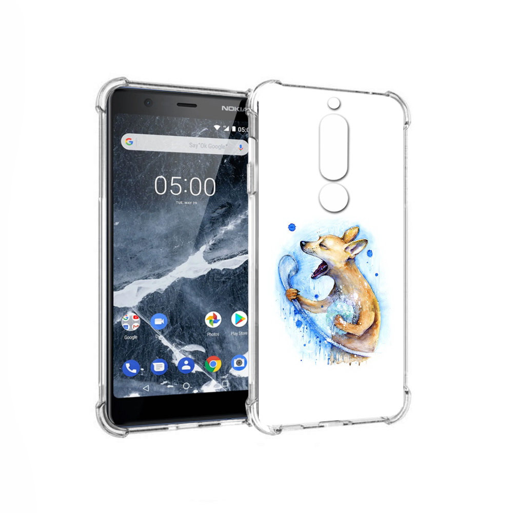 

Чехол MyPads Tocco для Nokia 5.1 пение в душе (PT114144.121.537), Прозрачный, Tocco