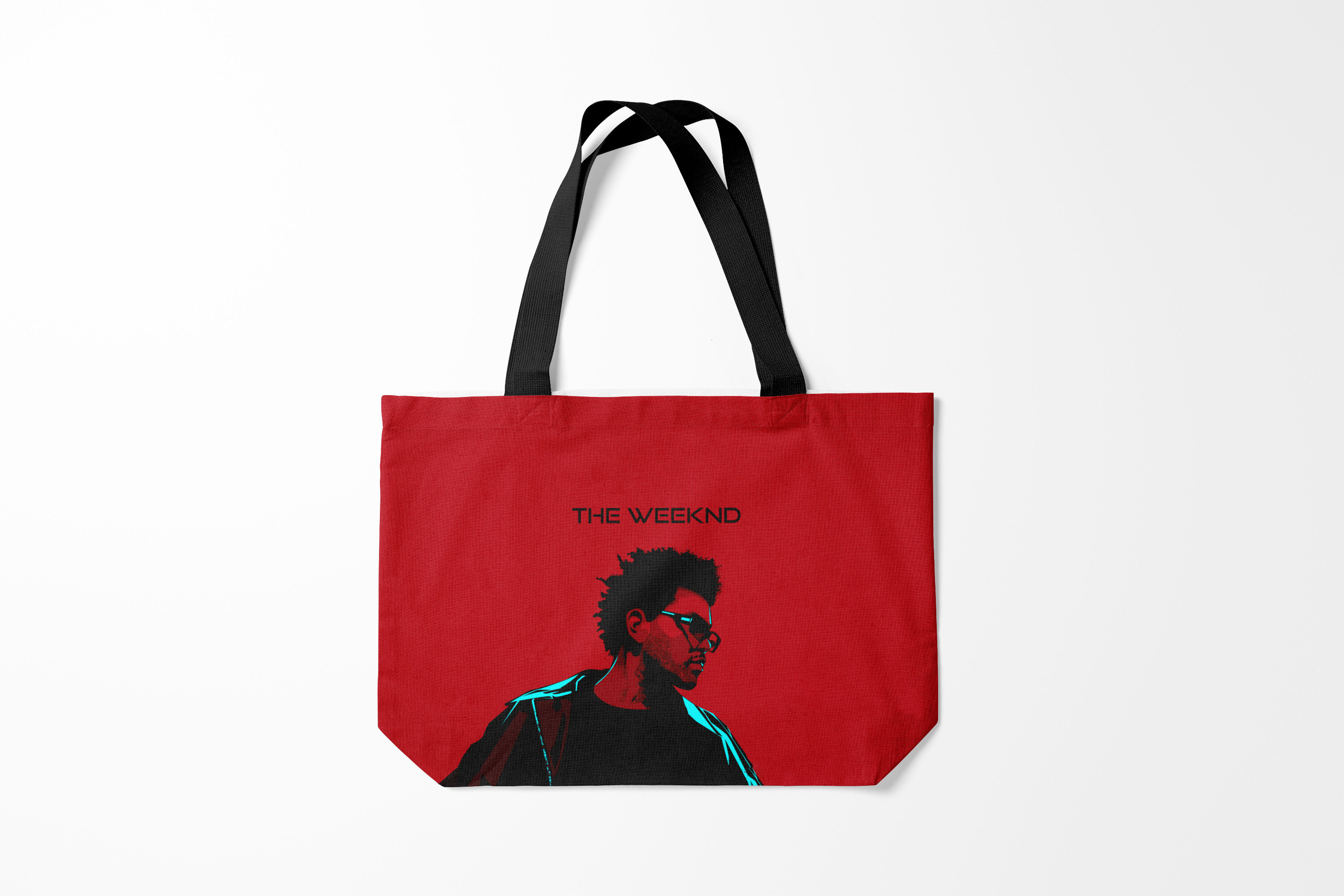 

Сумка шoппер унисекс Burnettie The Weeknd, красный, The Weeknd