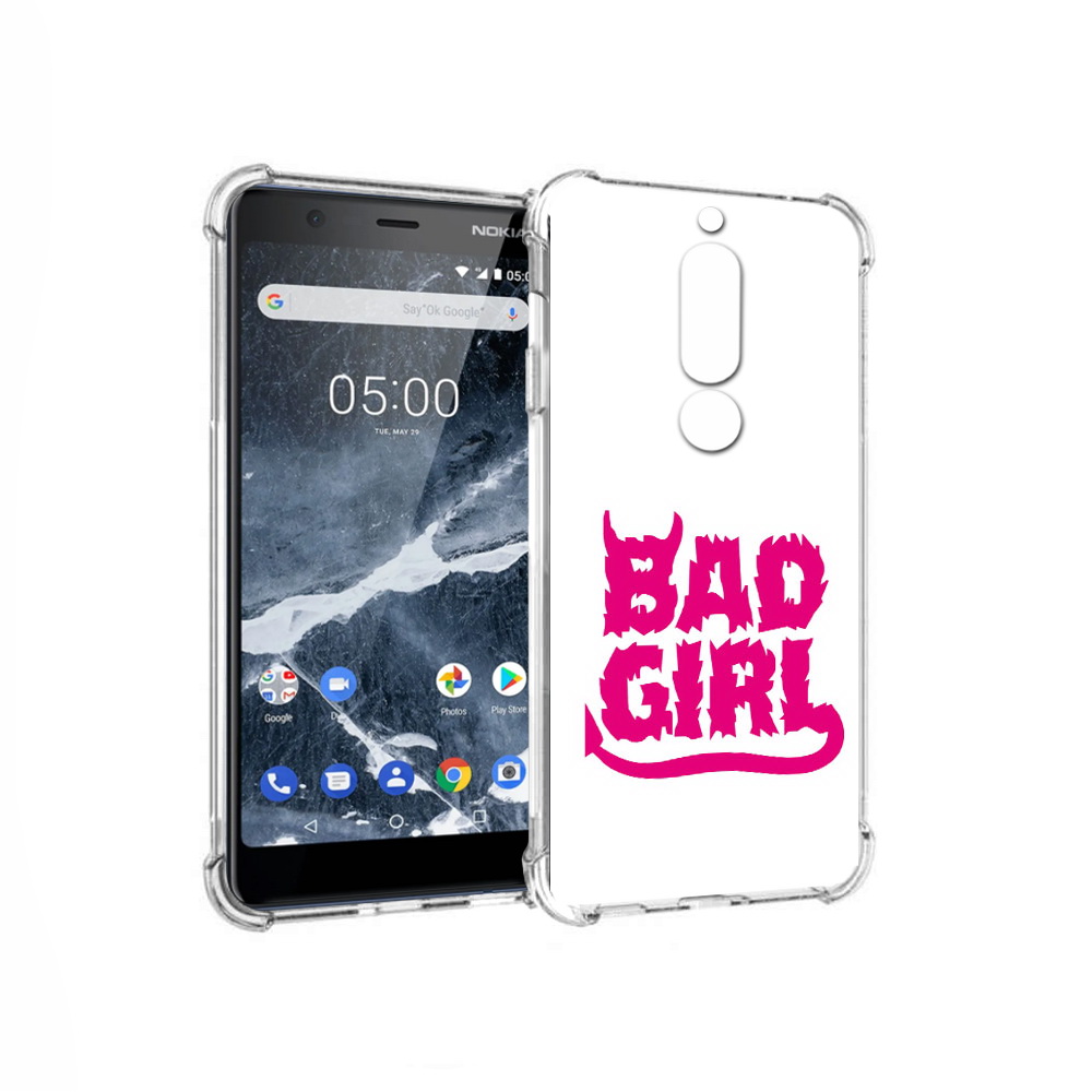 

Чехол MyPads Tocco для Nokia 5.1 плохая девочка (PT114144.121.545), Прозрачный, Tocco