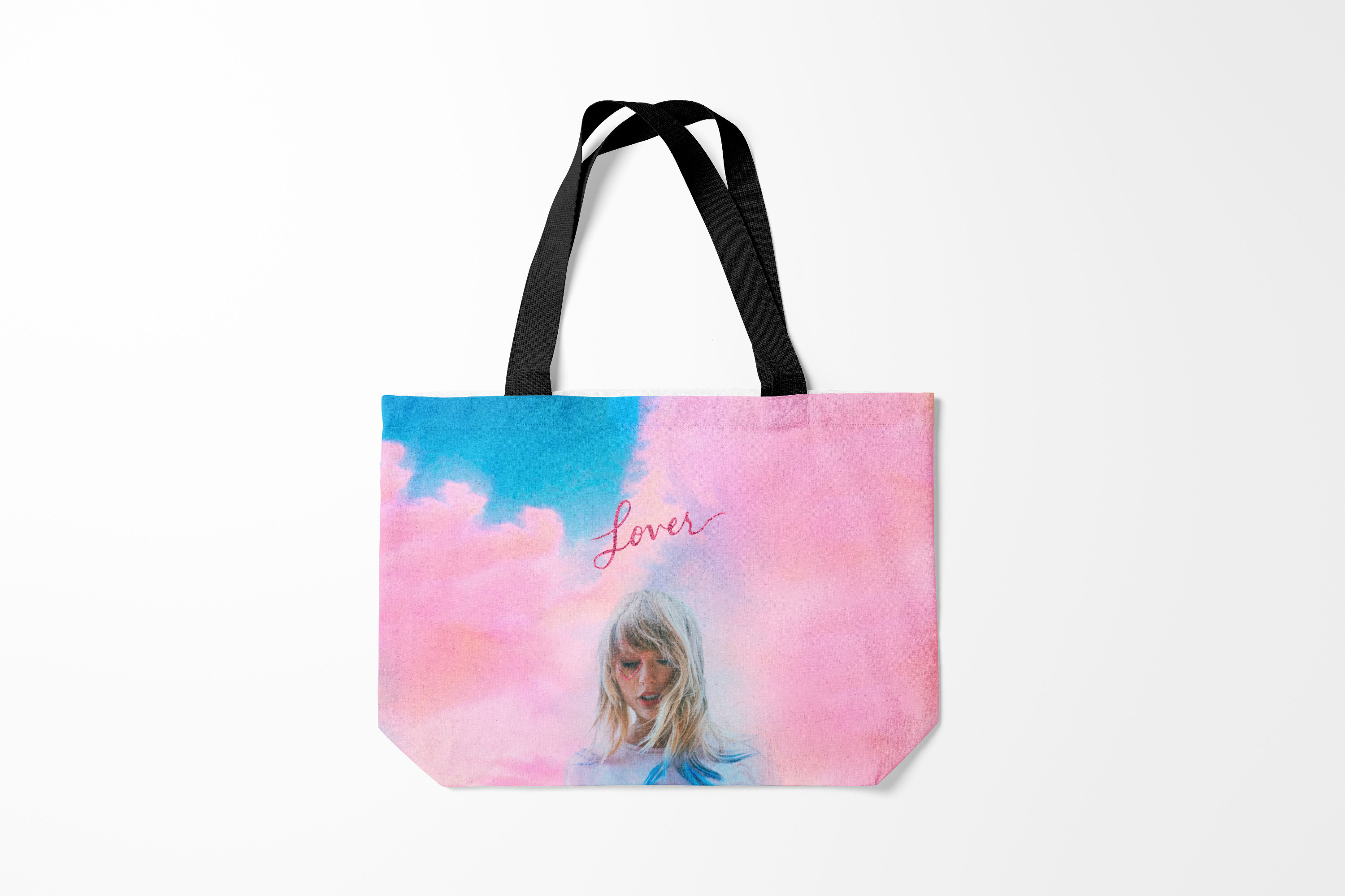 

Сумка шoппер унисекс Burnettie Taylor Swift Lover, розовый; голубой, Taylor Swift Lover